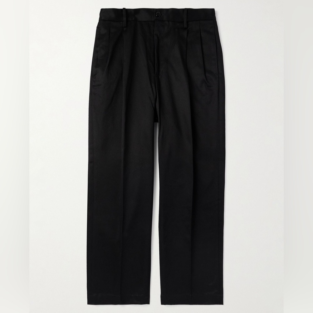 MR.P Black Twill Cotton Pants